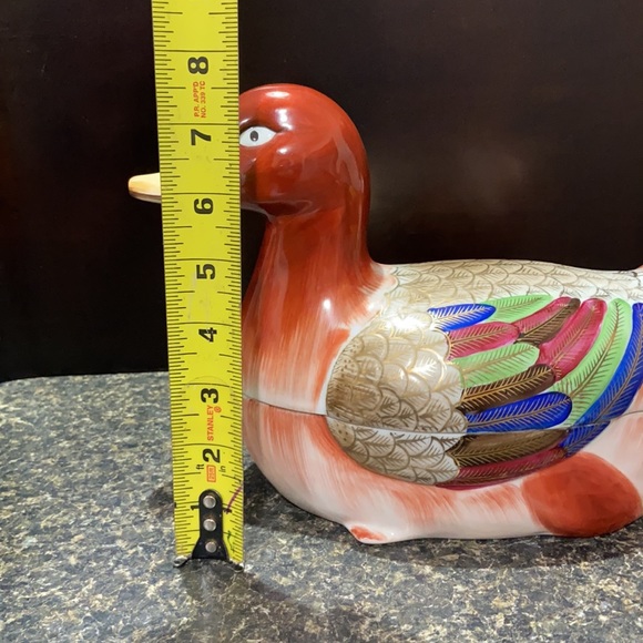 Vintage Fitz & Floyd ceramic duck bowl - Picture 6 of 9